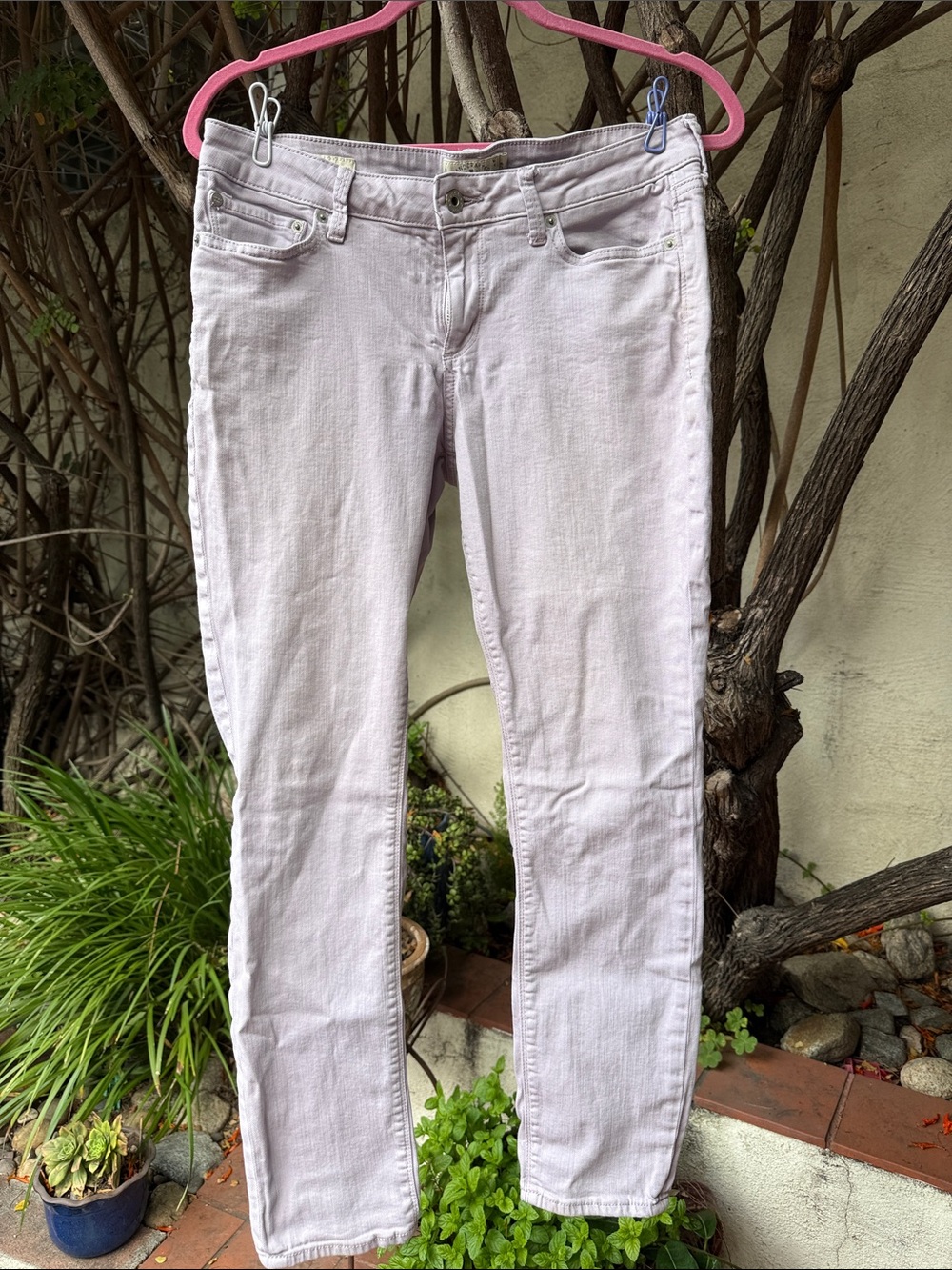 Lucky Brand Light Lavender Skinny Jeans